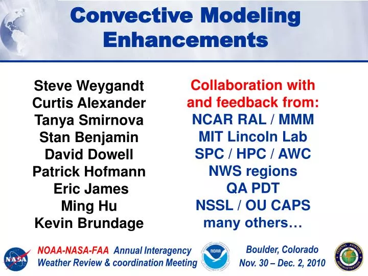 noaa nasa faa annual interagency weather review coordination meeting