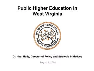 Public Higher Education In West Virginia