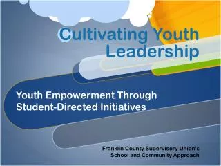 Cultivating Youth Leadership