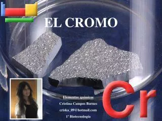 el cromo