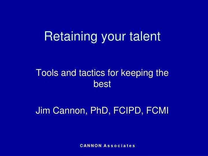 retaining your talent