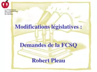 modifications l gislatives