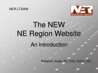 The NEW NE Region Website