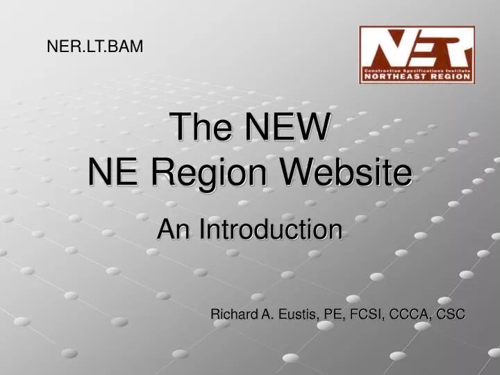the new ne region website