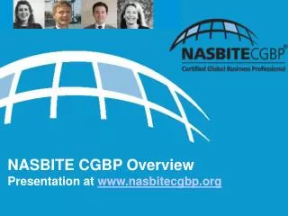 NASBITE CGBP Overview Presentation at nasbitecgbp