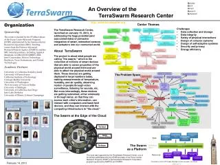 An Overview of the TerraSwarm Research Center