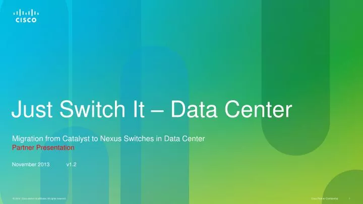 just switch it data center