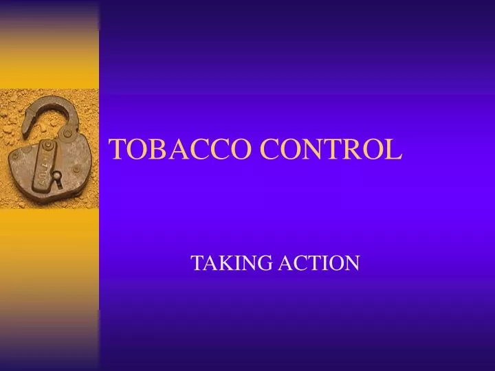 tobacco control
