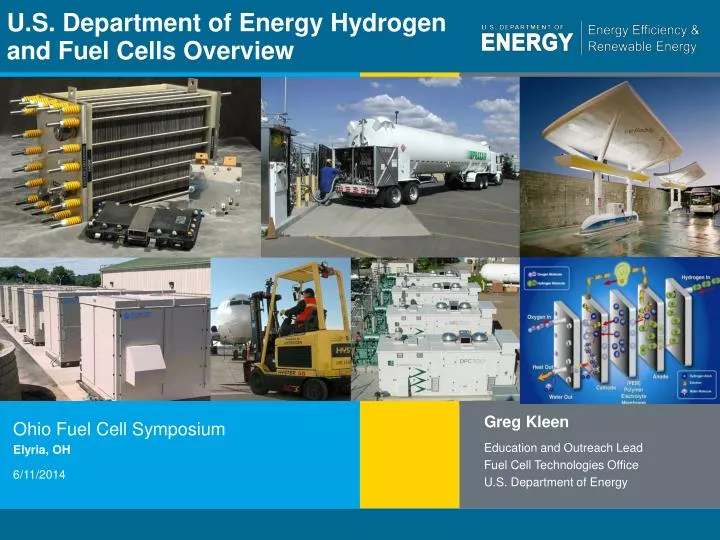 u s department of energy hydrogen and fuel cells overview