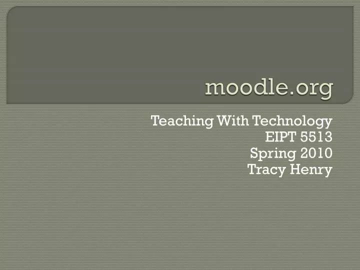 moodle org
