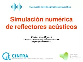 simulaci n num rica de reflectores ac sticos