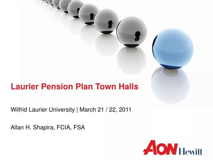 laurier pension plan town halls