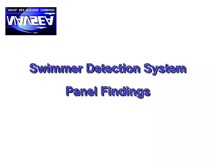 swimmer detection system panel findings