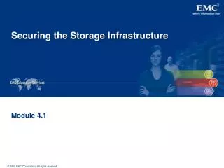 Securing the Storage Infrastructure