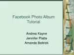Facebook Photo Album Tutorial - slide 1