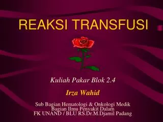 reaksi transfusi