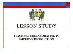 LESSON STUDY - slide 1