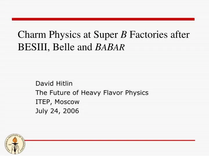 charm physics at super b factories after besiii belle and b a b ar