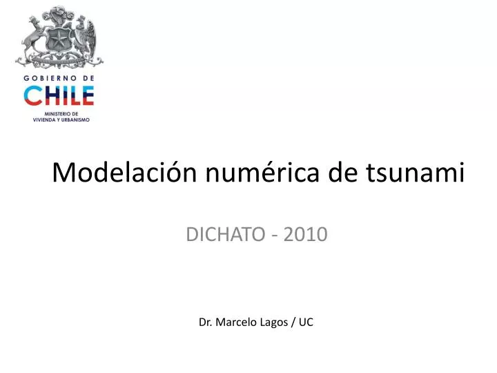 modelaci n num rica de tsunami