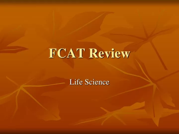 fcat review