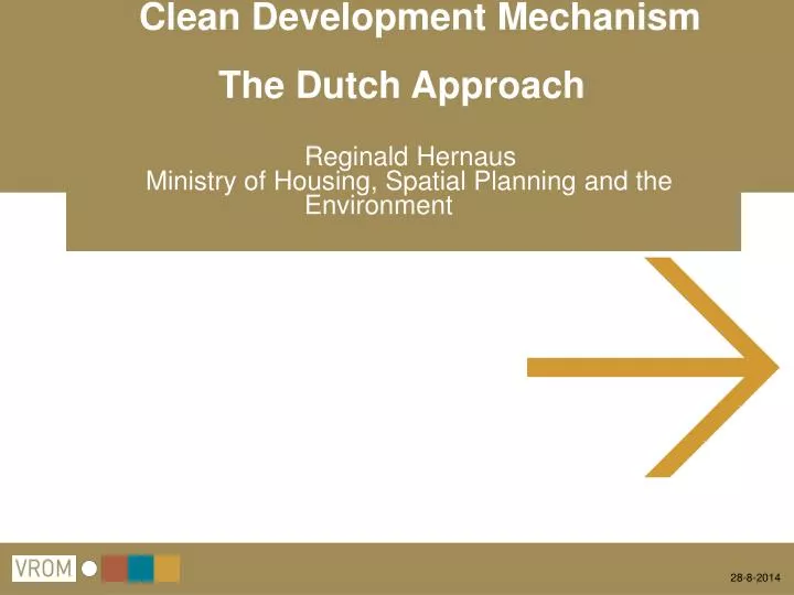 clean development mechanism the dutch approach