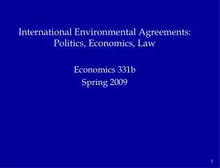 Economics 331b Spring 2009