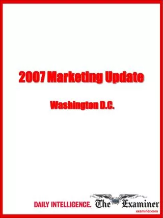 2007 Marketing Update