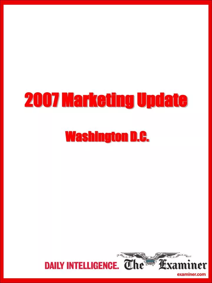 2007 marketing update