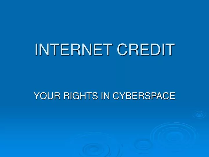 your rights in cyberspace