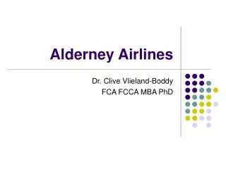 Alderney Airlines