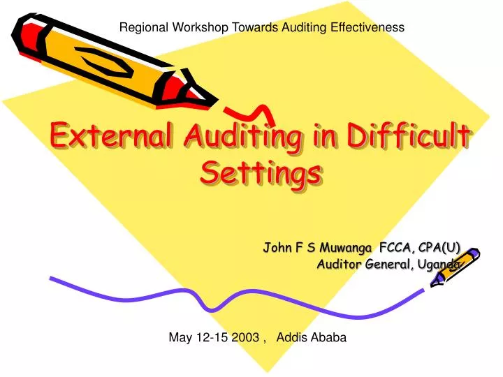 external auditing in difficult settings
