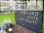 Valuation - slide 1