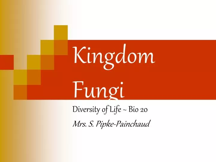 kingdom fungi