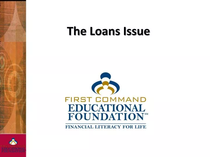 the loans issue