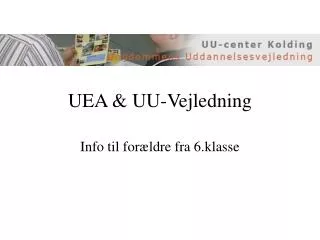 uea uu vejledning