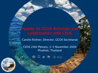 Update on GCOS Activities and collaboration with CEOS