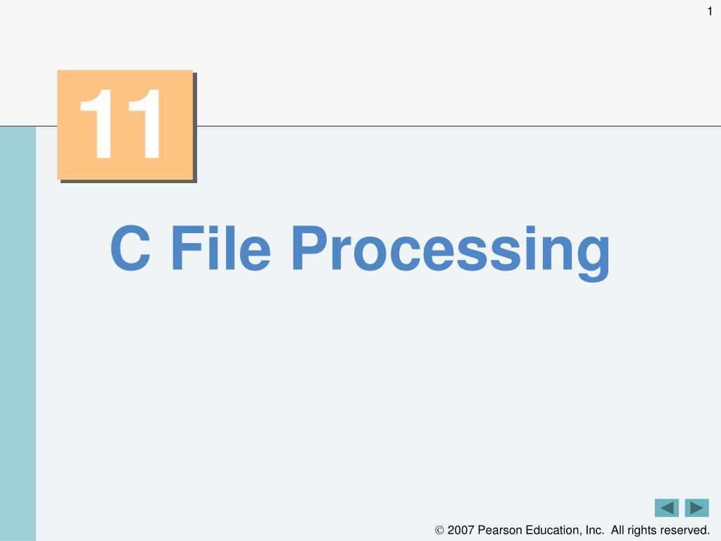 PPT - C File Processing PowerPoint Presentation, free download - ID:3637011