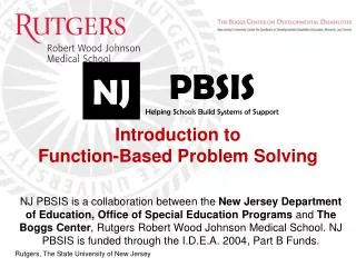 Introduction to Function-Based Problem Solving