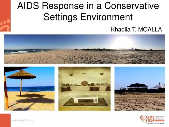 aids response in a conservative settings environment khadija t moalla