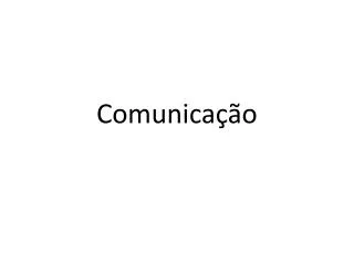 comunica o