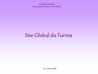 site global da turma
