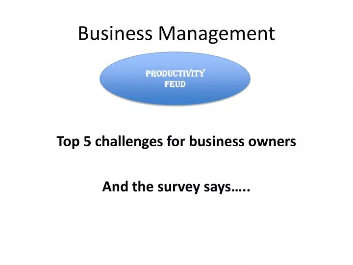 business management