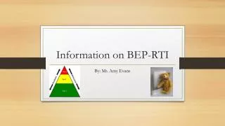 Information on BEP-RTI