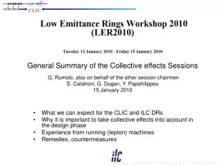 What we can expect for the CLIC and ILC DRs