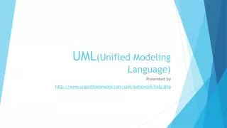 UML(Unified Modeling Language) Homework Help
