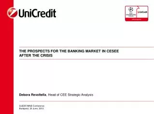 THE PROSPECTS FOR THE BANKING MARKET IN CESEE AFTER THE CRISIS