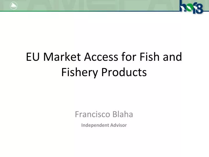eu market access for fish and fishery products