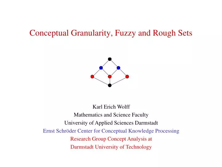 conceptual granularity fuzzy and rough sets
