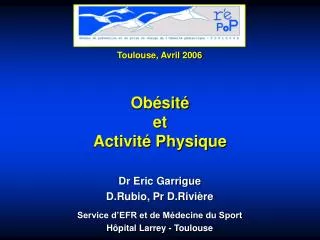 ob sit et activit physique