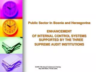 Public Sector in Bosnia and Herzegovina ENHANCEMENT